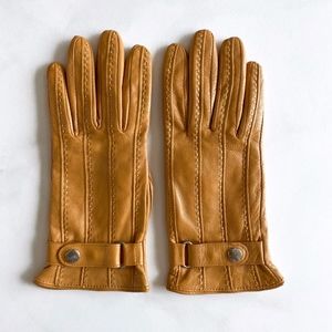Tan sheep leather gloves